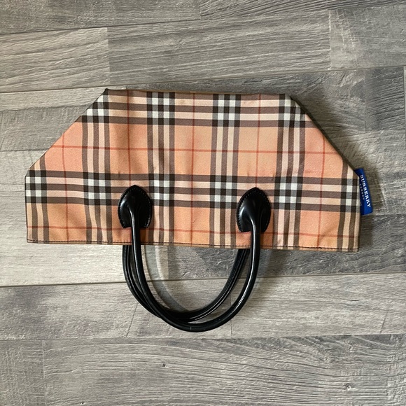 Burberry Tan and Black Mini Tote Bag - Picture 4 of 6